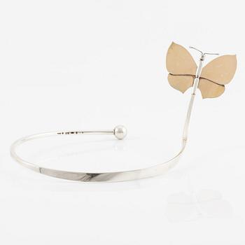 Sigurd Persson, a necklace, sterling silver with gilding, Stockholm 1995.