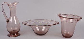 GLASSERVIS 21 delar, "Lina", Eva Englund, Orrefors.