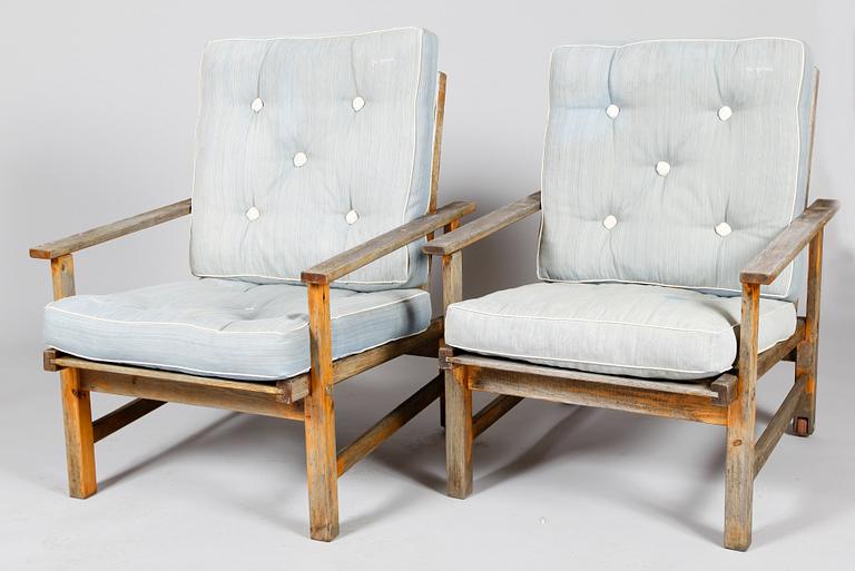 TRÄDGÅRDSFÅTÖLJER, 1 par, Fri Form, samtida.