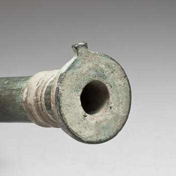 RELINGSKANON, brons, möjligen Holland, 1800-tal.