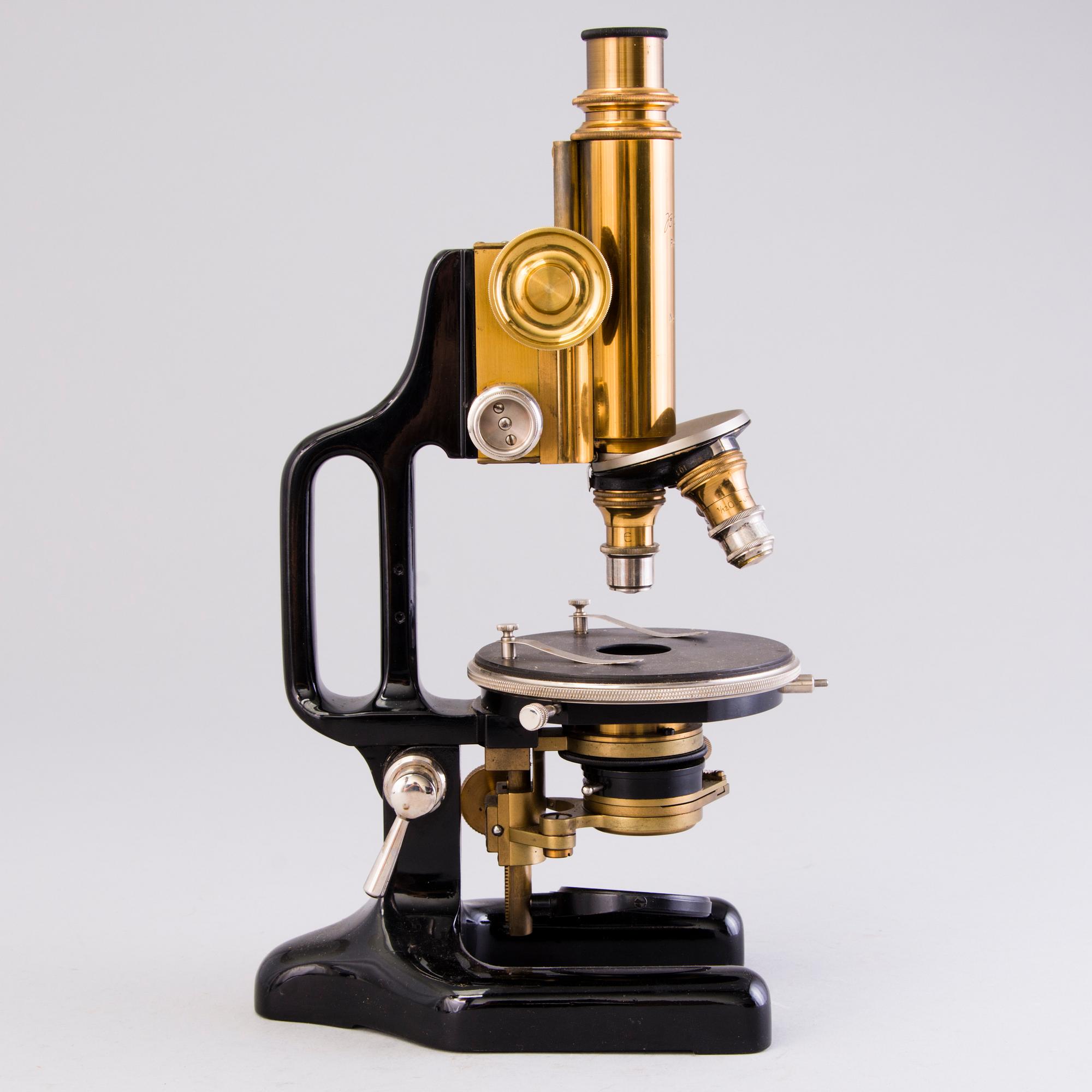 A Busch microscope Rathenov Germany first half of 20th century.