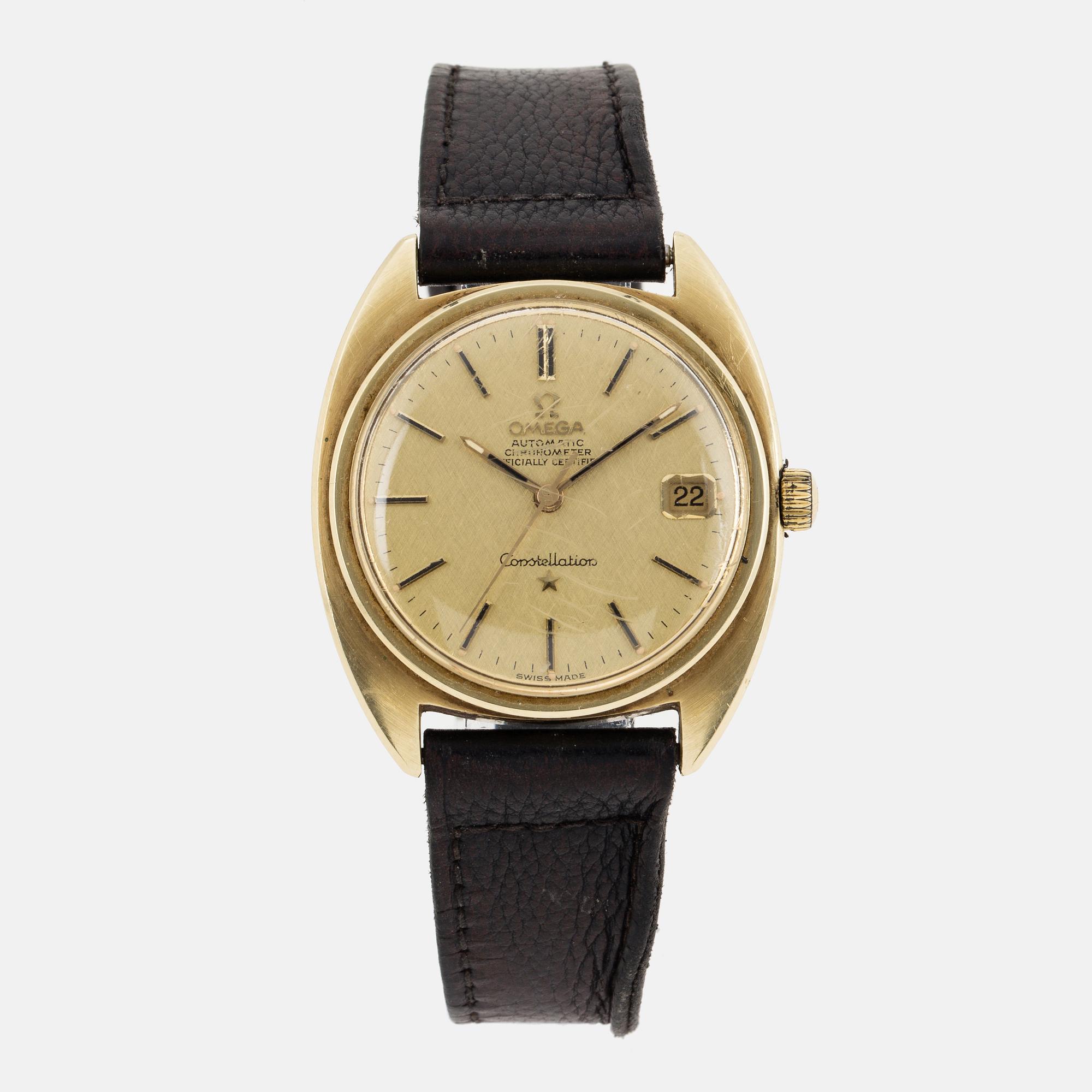 OMEGA, Constellation, Chronometer, wristwatch, 35 mm,