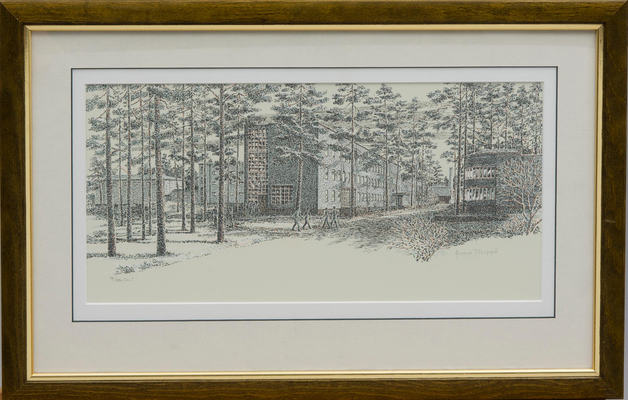 KIMMO PÄLIKKÖ, serigrafi, 2 st, signerade.