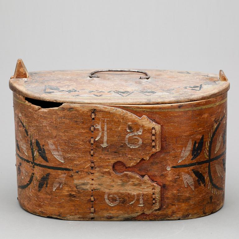SVEPASKAR, 3 st, allmoge, troligen Hälsingland, 1800-tal.