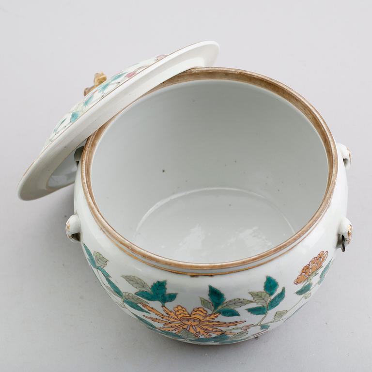 LOCKSKÅL, porslin, Kina, sannolikt 1800-tal.