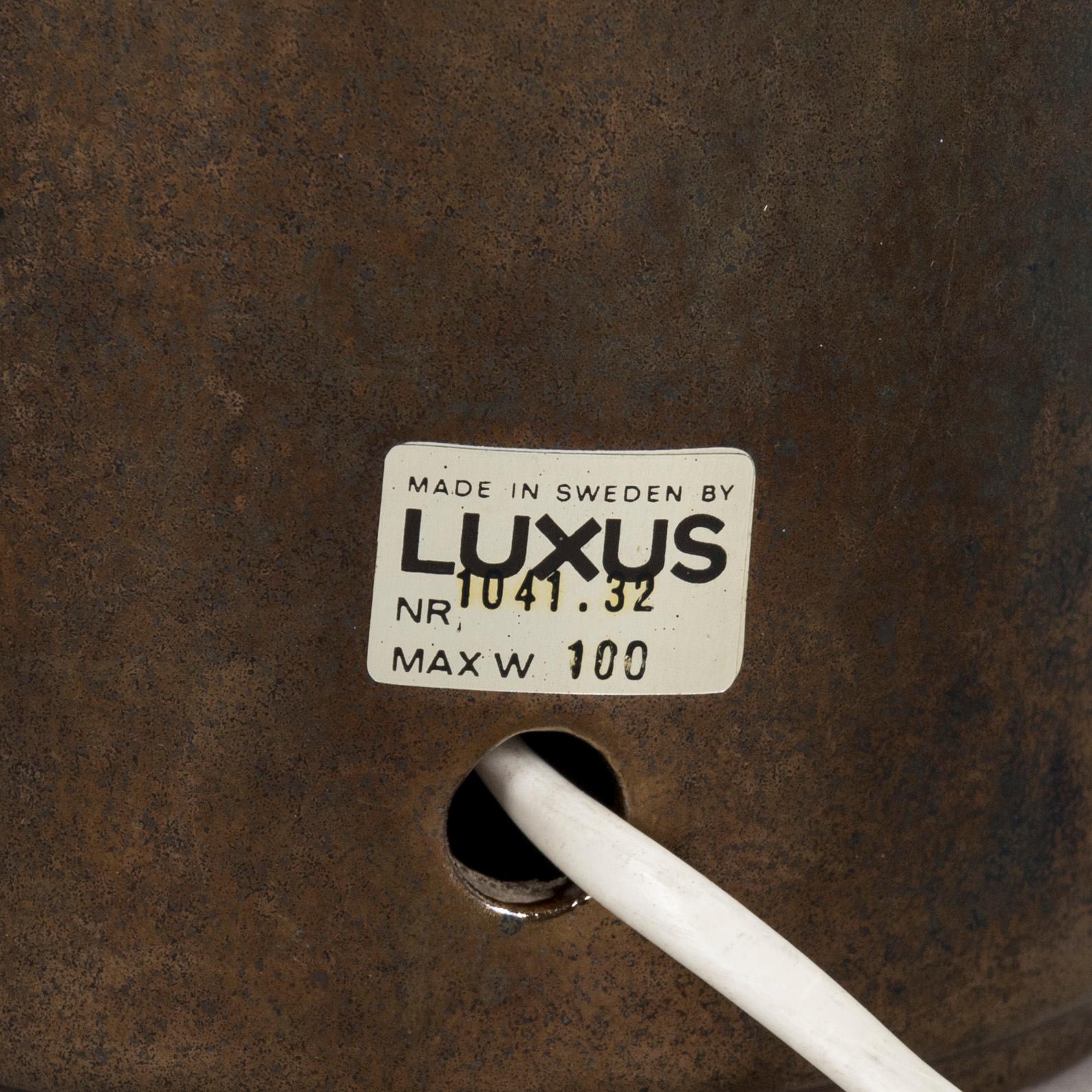 Pöytävalaisinpari, malli 0201-38. Luxus, Vittsjö Ruotsi.