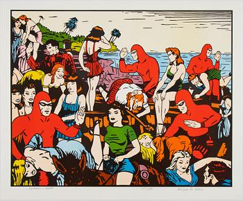 Carl Johan De Geer, lithograph in colours,s igned 145/290.