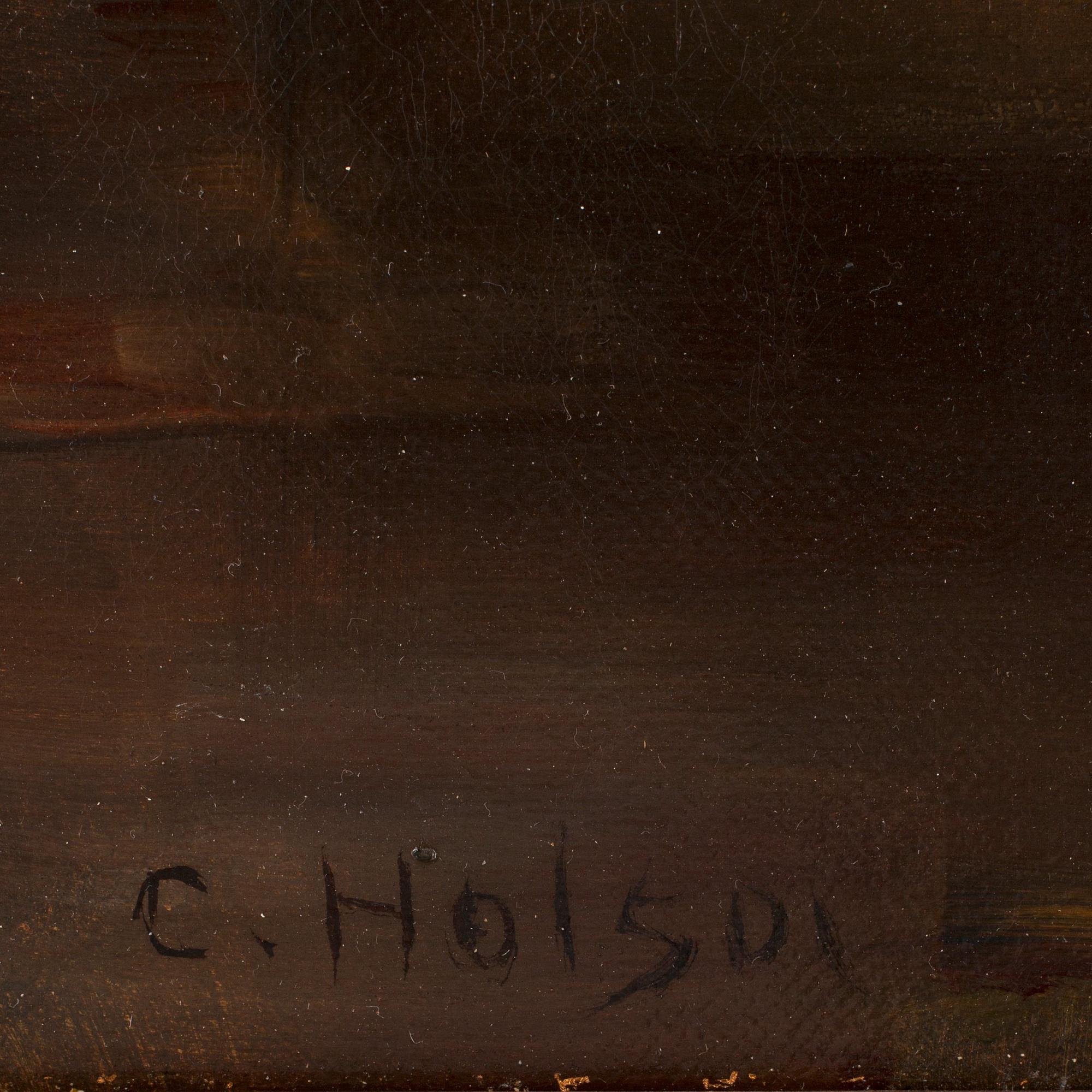 Carl Holsoe, Interior with woman.