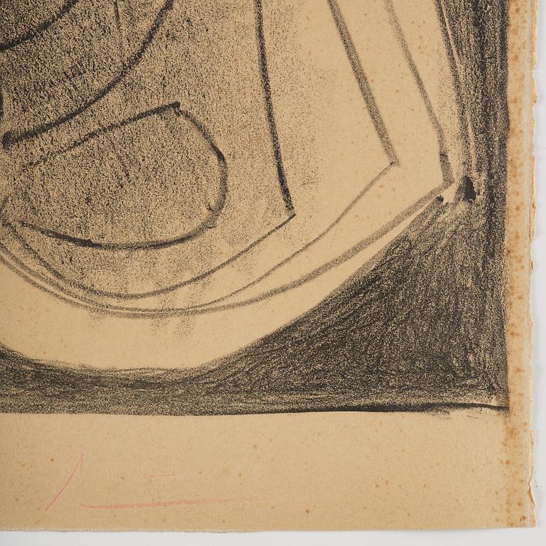 Pablo Picasso, "Paloma et sa Poupée sur Fond noir".