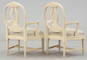 SOFFGRUPP, 3 delar, gustaviansk stil, omkr 1900-talets mitt.