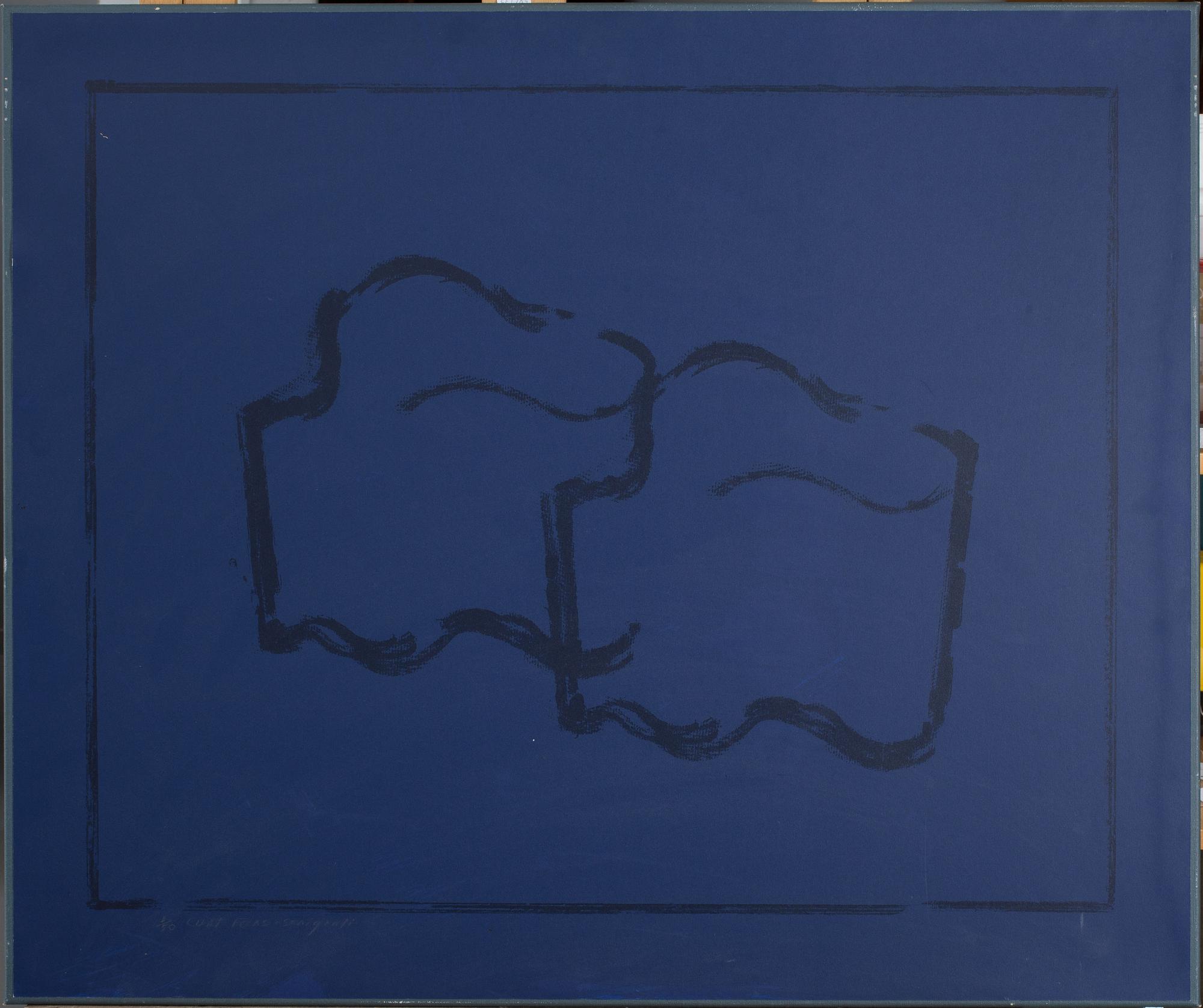 CURT FORS, serigrafi på duk, signerad och numrerad 1/50.