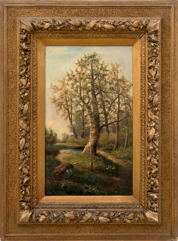 Unknown artist, Landscape motif.