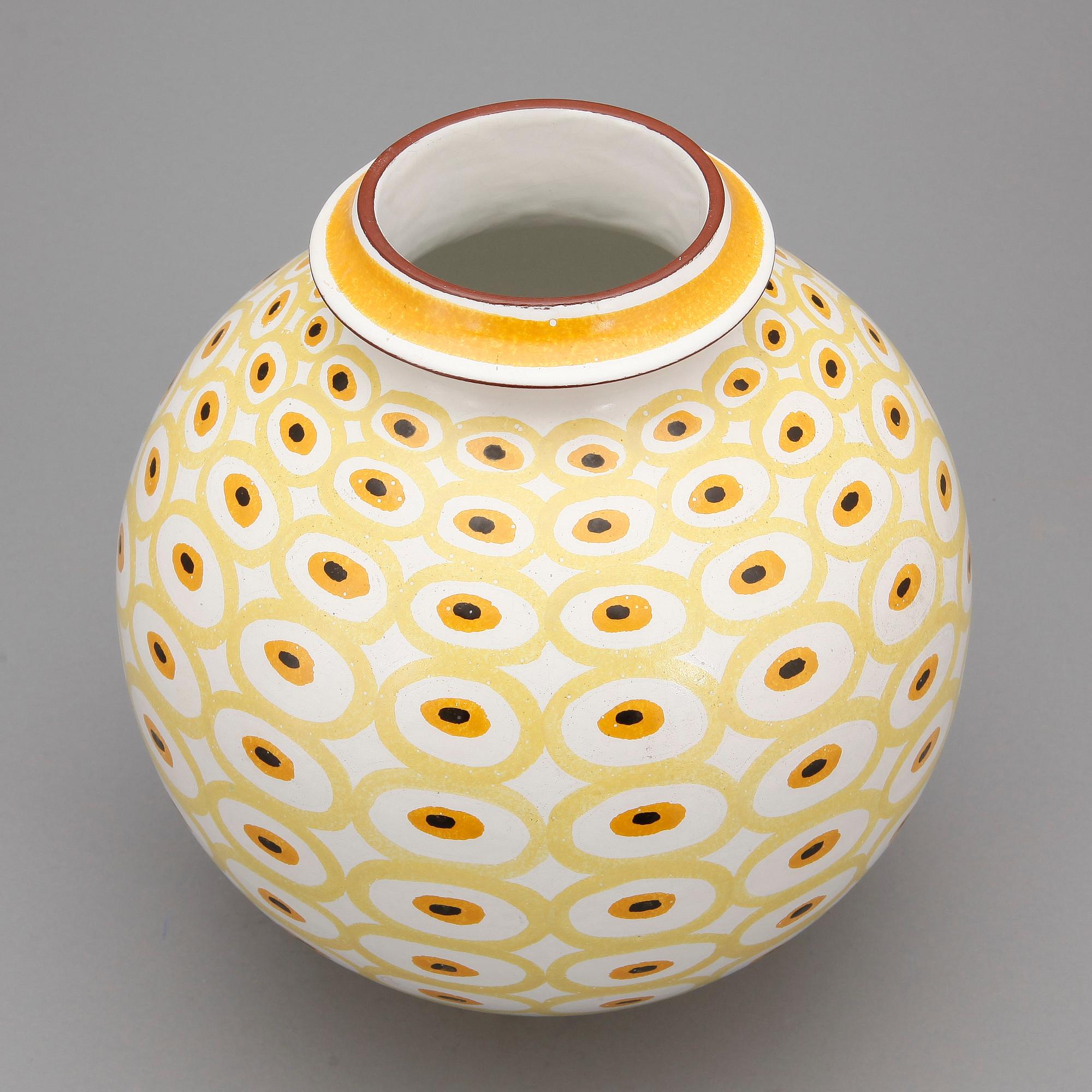 VAS, Stig Lindberg, fajans, Gustavsberg Studio 1940-50-tal.