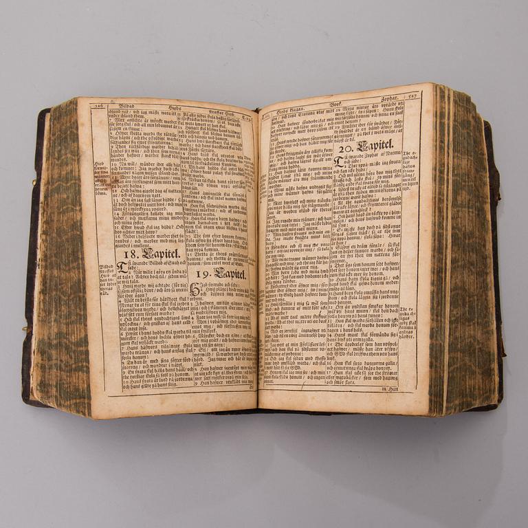 A Swedish bible from 1688, printed in Amsterdam.