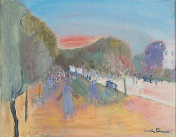 Karin Parrow, oil on canvas, signed.