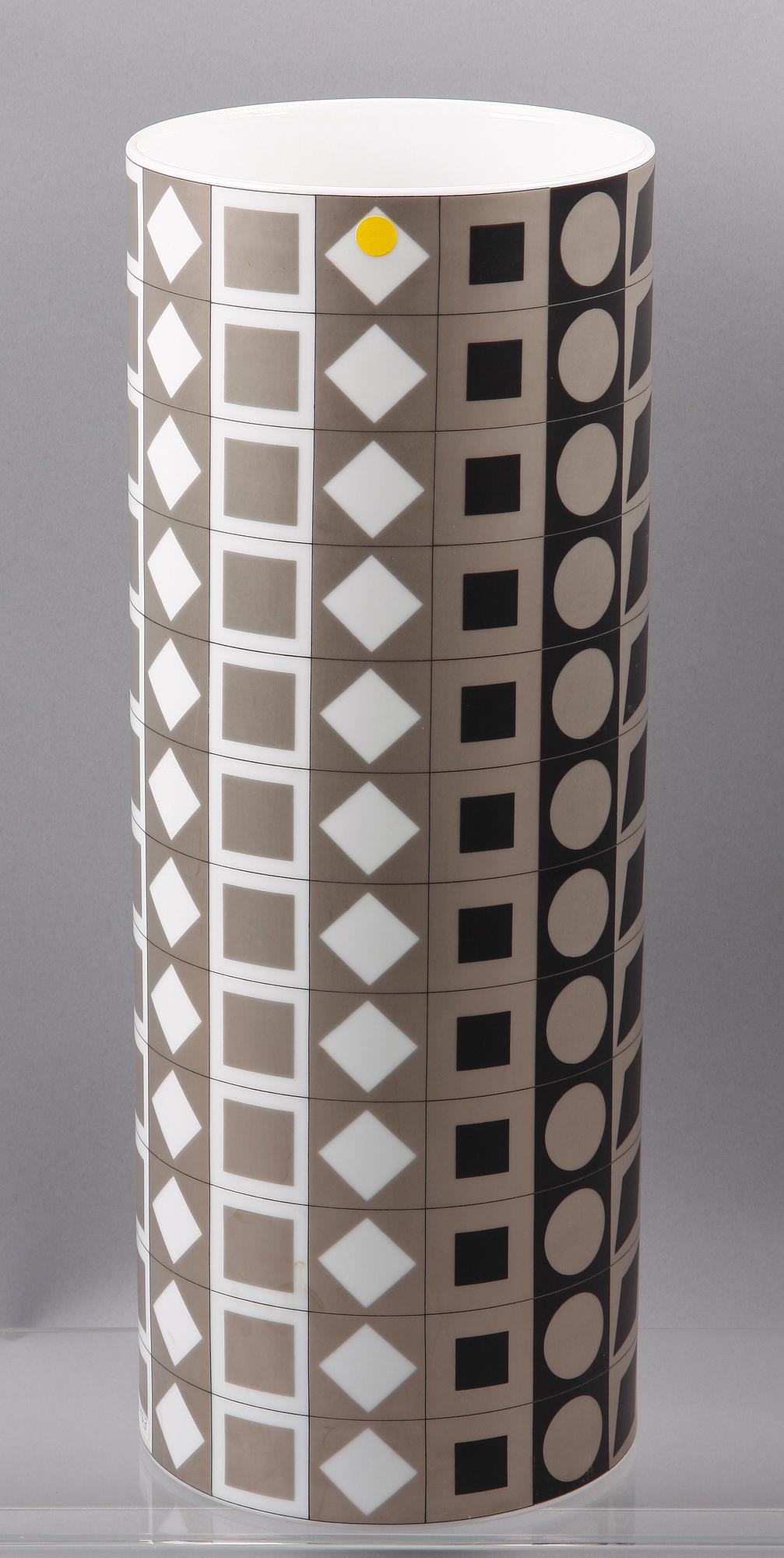 VAS, porslin, Rosenthal, Vasarely, numr. 200/199.