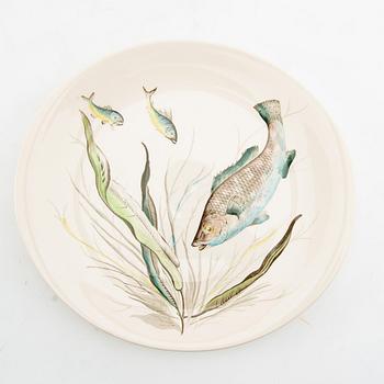 Plates 11 pcs "Fish" Johnson Bros England ironstone first half/mid 20th century.