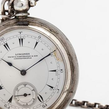 Longines Nacib K. Djezvedjian Son Constantinople pocket watch