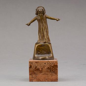 FRANZ SAUTNER, skulptur, brons, signerad.