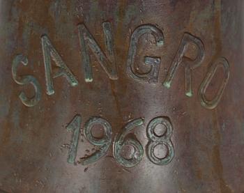 SKEPPSKLOCKA, malm, märkt Sangro 1968.
