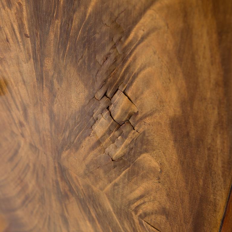 A mahogany veneered grandfather clock by John Parkes London.