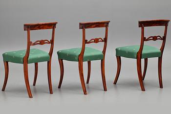 STOLAR, 6 st, biedermeier, 1800-talets andra hälft.