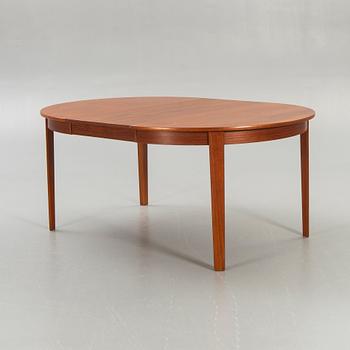 Matbord, teak, Danmark, 1950-60-tal.