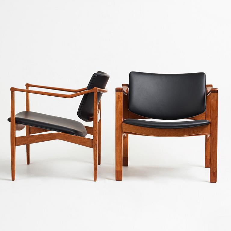 William Watting, a pair of armchairs, Denmark 1960's.