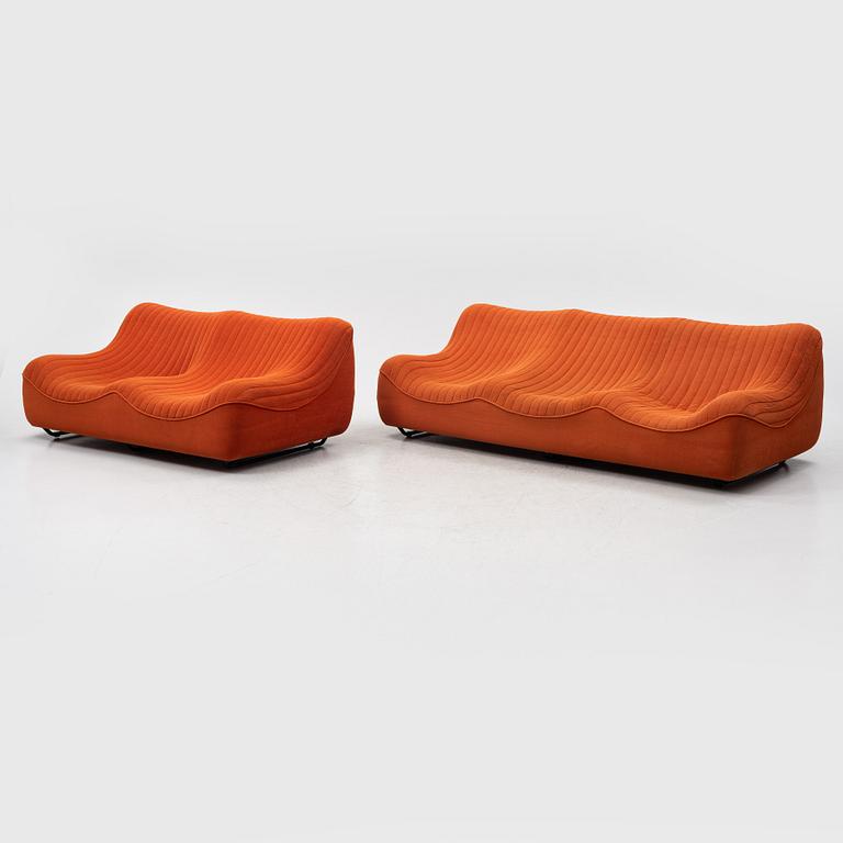 Two 'Mussy' sofas, Ulferts, 1970's.