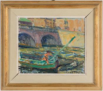 GEORG LODSTRÖM, oil on panel, signed.