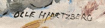 Olle Hjortzberg, oil on canvas, signed.