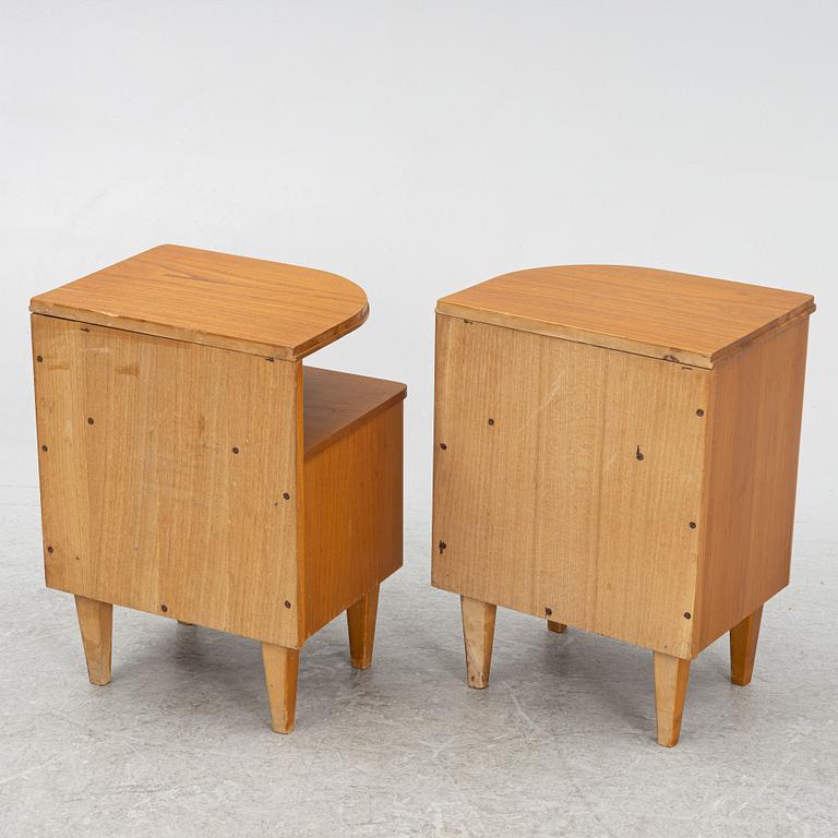 A pair of Swedish Modern bedside tables, 1940's.