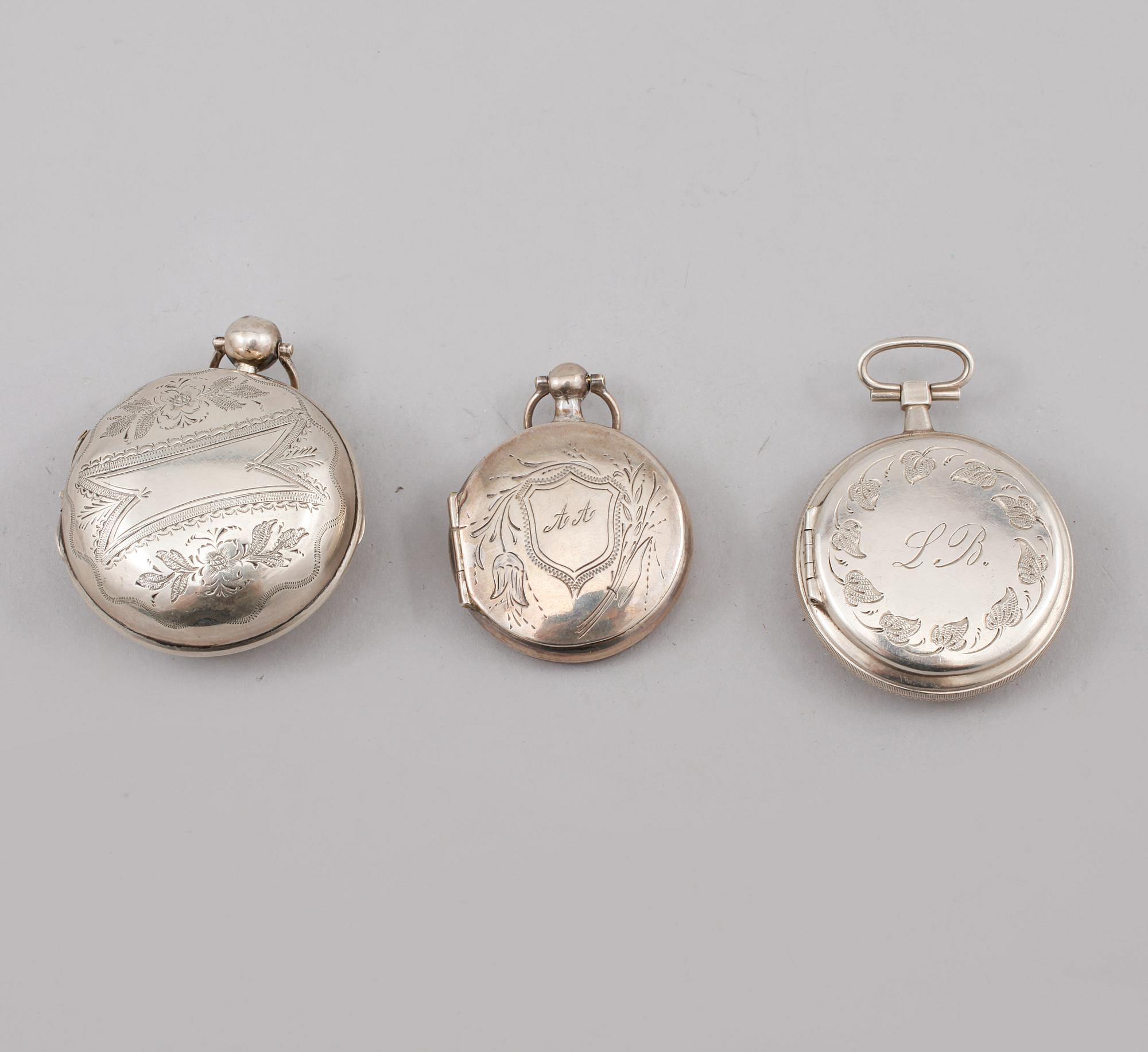 PARTI SILVER, 6 delar, 1800-tal, vikt 210 gram.