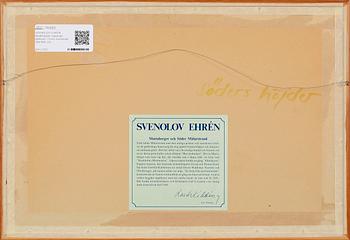 SVENOLOV EHRÉN, färglitografi, signerad, daterad -71 och numrerad 291/360.