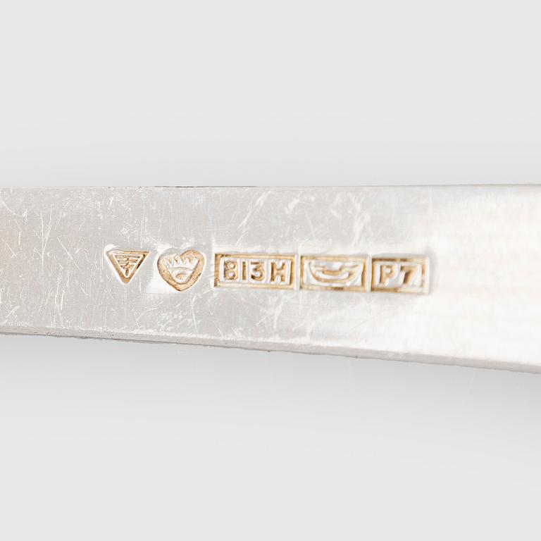 A 29-piece set of 'Tähkä' silver cutlery, Finnish hallmarks.