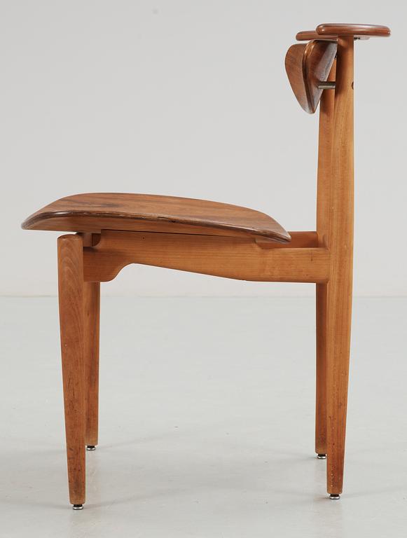 A Finn Juhl palisander and beech chair, by Bovirke, Denmark 1950's-60´s.
