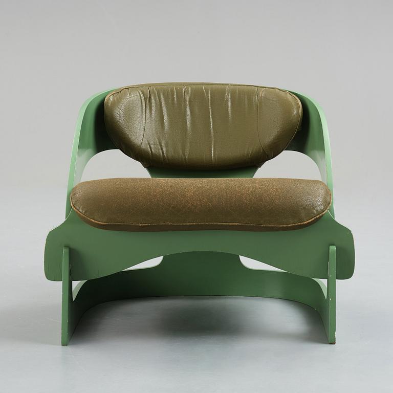 Joe Colombo, JOE COLOMBO, an easy chair, model 4801 for Kartell, Italy 1960-70's.