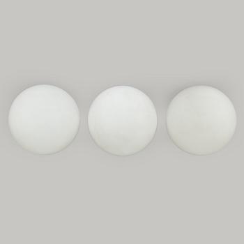 Paavo Tynell, a set of three 1930s ceiling lamps '2008' for Taito Oy.