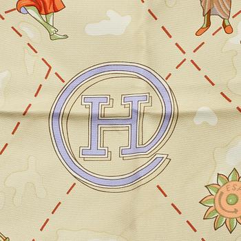 SCARF, siden, "www.hermes.com", design Christine Henry, Hermès, Paris.
