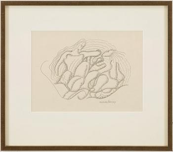 MAX WALTER SVANBERG, drawing signed and dated.