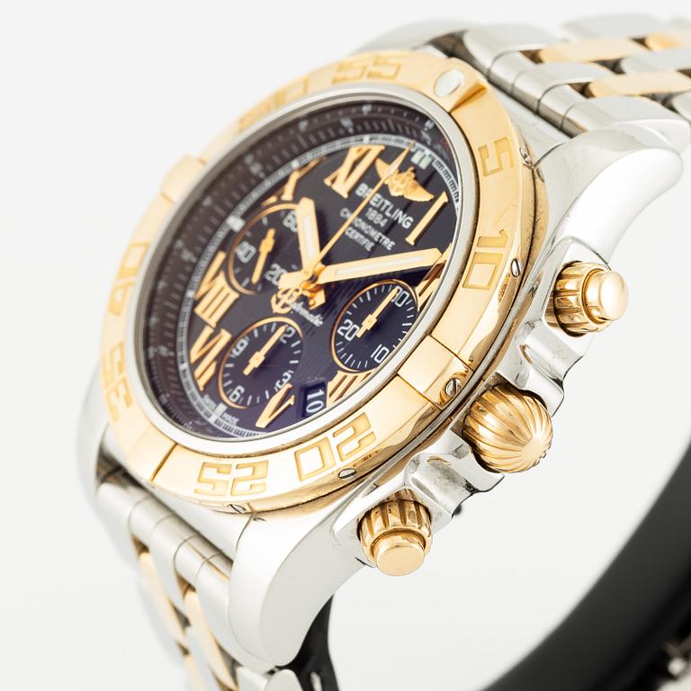 Breitling, Chronomat 44, chronograph, wristwatch, 44 mm.