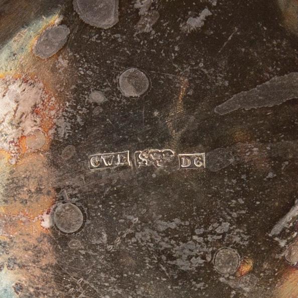 Gräddkannor 4 st silver Sverige 1800-tal.