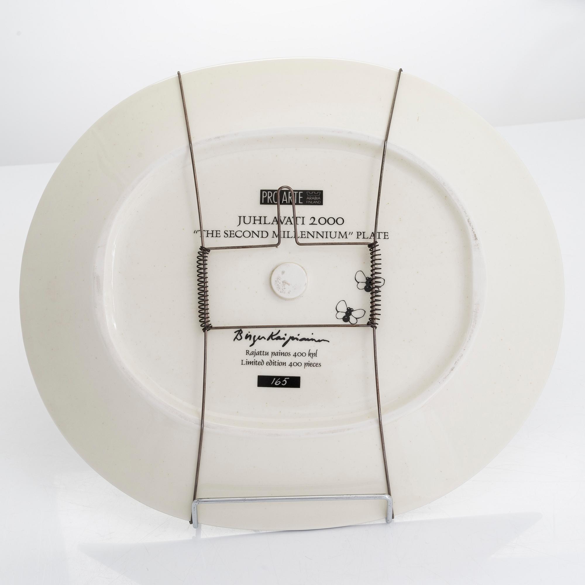 Birger Kaipiainen, skål, porslin, märkt Birger Kaipiainen, 165/400 Arabia Finland.