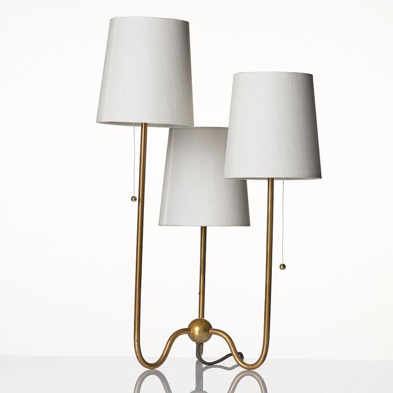 Josef Frank, a brass table lamp model "2468", Firma Svenskt Tenn, 1950s.