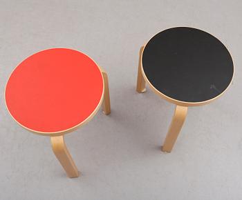 PALLAR, 2 st, modell "60", Alvar Aalto, Artek, 2000-tal.
