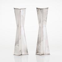 Tapio Wirkkala, two silver vases model TW 226, Kultakeskus, Hämeenlinna 1966.