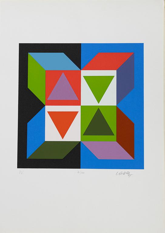 Victor Vasarely, mapp,
“Variációk”.