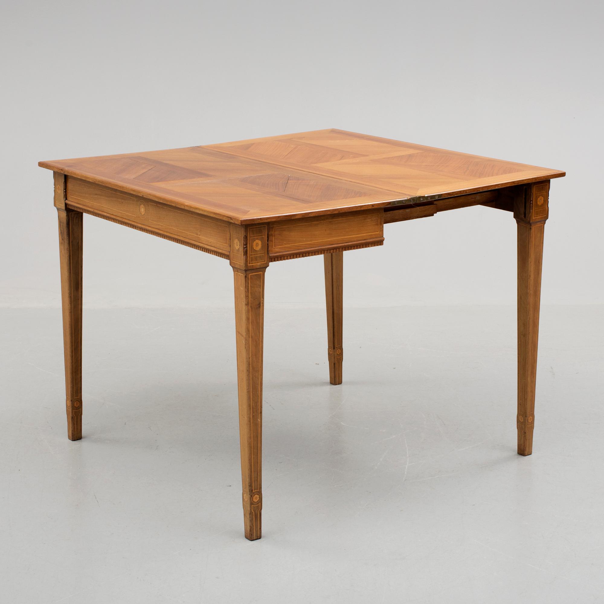 SPELBORD, gustaviansk stil, 1900-tal.