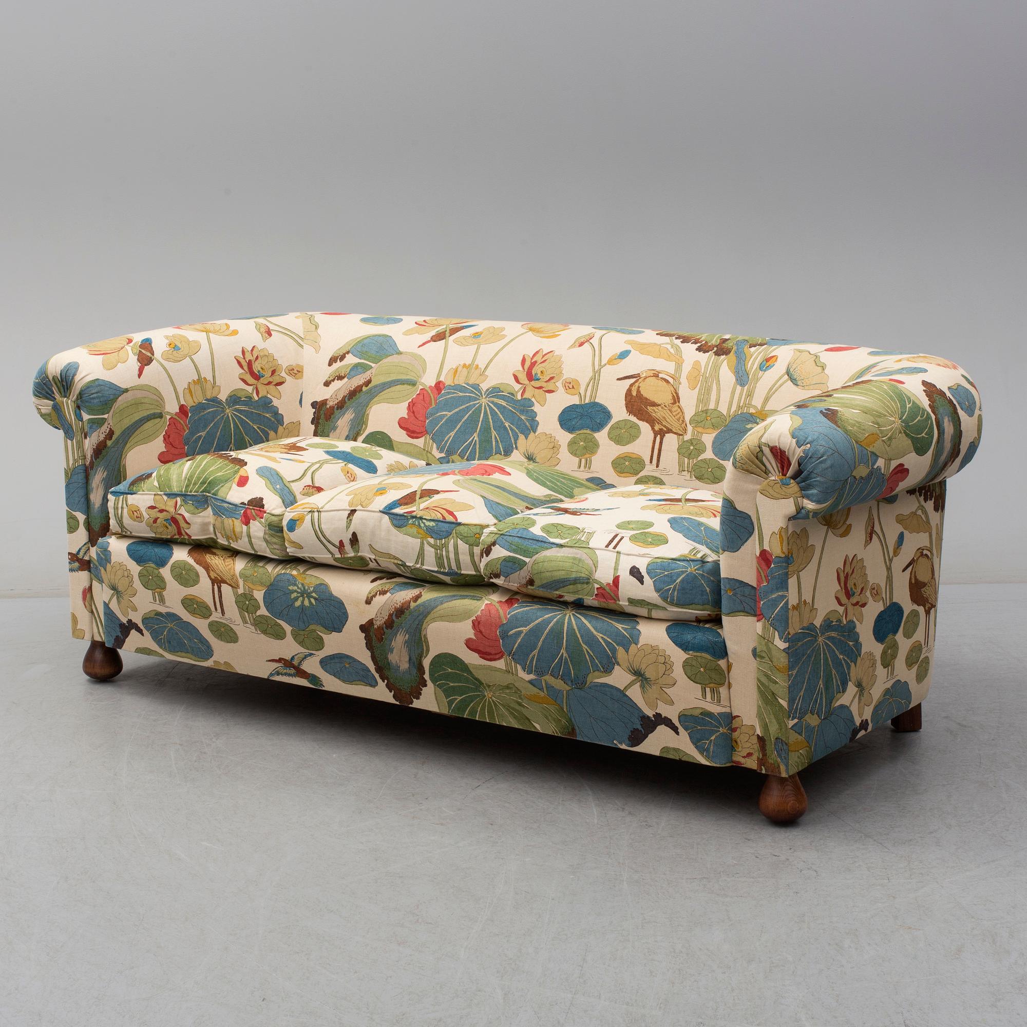 Josef Frank, A 'Chesterfield' sofa by Josef Frank, Svenskt Tenn, model 584.