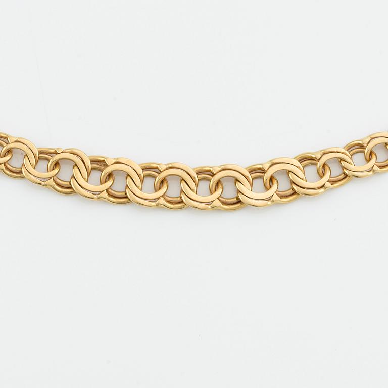 Collier 18K guld, Bismarck.